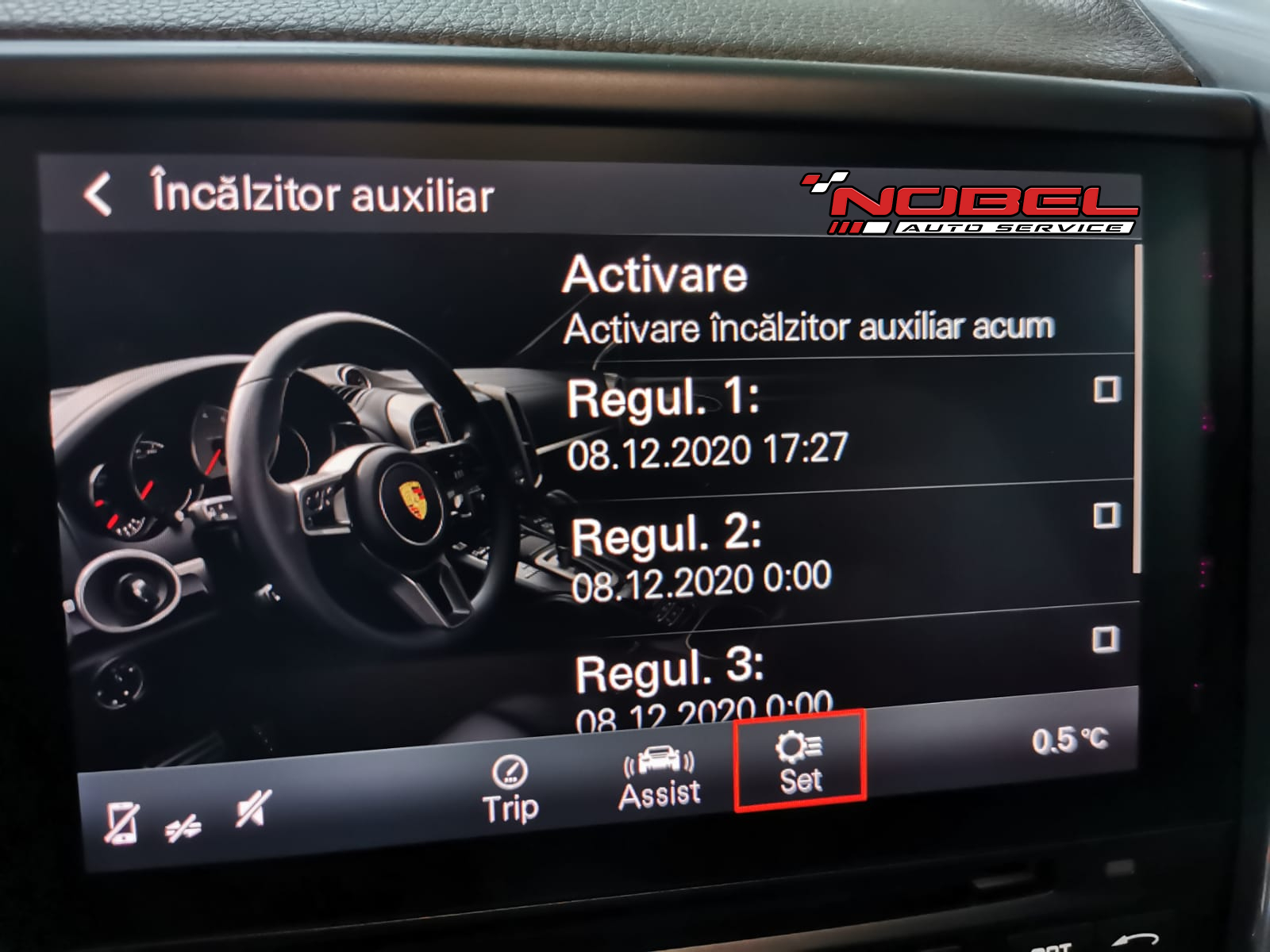 Porsche incalzire auxiliara Nobel Auto Service electrica electronica mecanica